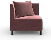 Модул Cristina ъглов в цвят рустик розово, 88х88х82 см