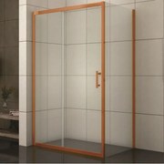 Душ кабина ICS 1505BR, Inter Ceramic, 100x80x185см, 6мм