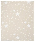 LORELLI Classic Одеяло корал 85/100 см. БЕЖОВО СЪС ЗВЕЗДИ