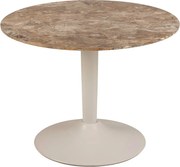 Кафява кръгла масичка за кафе с керамичен плот ø 60 cm Malta – Actona