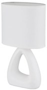 Globo 21731W - Настолна лампа  TRIANGLE 1xE14/40W/230V бял
