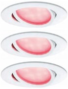 Paulmann 93940 -К-кт 3x LED RGBW/2W IP23 Димируем Лампа за вграждане в баня 230V