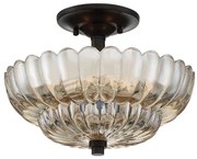 Quoizel QZ-WHITECAP-SF-S - Плафон WHITECAP 3xE14/40W/230V Ø 29,7 cm