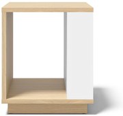 Дъбова странична маса 40x40 cm Ella - TemaHome