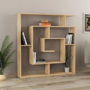 Labirent меламинов библиотека в дъбов цвят 125x22x129см.