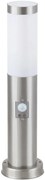 RABALUX Инокс торч 8267, градинска лампа със сензор, 50 см, E27, 1x60W, IP44 - 8267