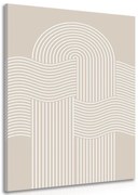 Картина на платно – Трендова пясъчна дъга Mid-Century