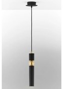 Jupiter 2003 - Пендел ALAS 1xGU10/10W/230V черен/златист