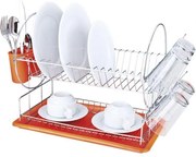 G-Сушилник за чинии на 2 етажа, оранжев (71021S-1-O)