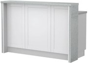 Бар Пейка Tahoma-Length: 150 cm-White matte-Chromix Silver