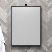 Огледало за баня BORGSTED 60x80 см, черно