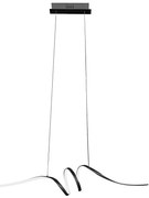 LED Пендел LOOP LED/28W/230V черен