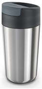Чаша за пътуване в тъмносиньо-сребристо 450 ml Sipp - Joseph Joseph