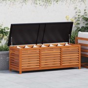 47286 vidaXL Градински сандък за съхранение, 150x50x55 см, евкалипт масив