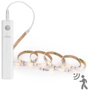 Aigostar - LED лента с димер и сензор 1м LED/2W/4xAAA 3000K IP65