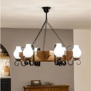 Brilagi - Пендел QUEEN 6xE14/40W/230V бук/орех