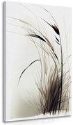 Картина на платно – Суха трева с минималистичен нюанс