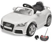 Audi TT RS детска кола с дистанционно управление, бяла