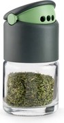 Бурканче за подправки Lekue 1009487, 80 мл, Ø5.2x9.2 см, Стъкло, +4°C / +80°C, Сив