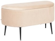 Пейка със съхранение atmosphera Solaro, Кадифе - Бежов