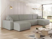 Ъглов диван Piano U-Сив