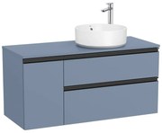 Мебел с две чекмеджета за умивалник върху плот вдясно A851504548, 110x46x53.7см