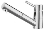 ALVEUS 1150888 - Кран за мивка с издърпваща се пръскачка NANO 13,9 см хром