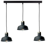 Пендел HEBE 3xE27/60W/230V черен
