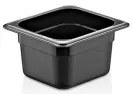 Plast Port - Поликарбонатен гастронорм черен 1/6 h100мм 176х162мм 1.5л (PCP16100-B)(46116100)