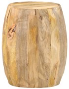 285910 vidaXL Табуретка барабан, мангово дърво масив