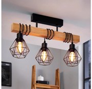 Eglo 44074 - Плафонен полилей TOWNSHEND 3xE27/60W/230V