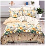 Двулицево спално бельо с ластик MarketVarna, 6 части - Модел V10888