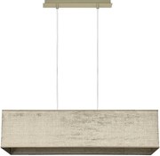 Пендел БРИК, никел, абажур Сарай Бронз, 5xE27