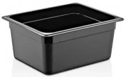 Plast Port - Поликарбонатен гастронорм черен 1/2 h150мм 265х325мм 8.9л (PCP12150-B)(46112150)