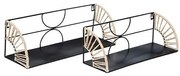 Рафт за стена atmosphera Mileva, Метал, 2 броя