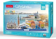 Cubic Fun - Пъзел 3D City Line Venice 126ч