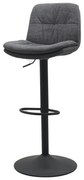 Тъмносив бар стол с регулируема височина Colville – Unique Furniture