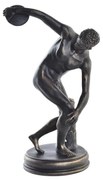 Декоративна фигурка DKD Home Decor Discobolus Мед Смола (19 x 17 x 34 cm)