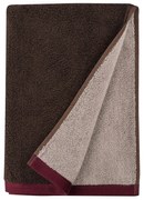 Кафява кърпа от органичен памук от тери 50x90 cm Soft – Mette Ditmer Denmark