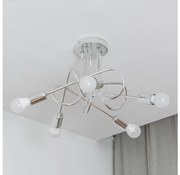 Плафонен полилей OXFORD 5xE27/15W/230V лъскав хром