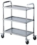 Метална количка на 3 нива малка 75x40x82.5cм 079A(S) GX