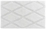Бял килим за баня 50x80 cm Thais – douceur d'intérieur
