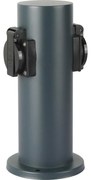 Brilagi - Екстериорен стълб с контакти PILLAR 2Z SCHUKO 230V IP44 антрацит