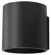 Черна стенна лампа Roda - Sollux