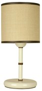Настолна лампа МЕТРОПОЛ, крем, абажур Сами Екрю-2, 1xE27
