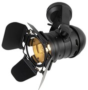 Интелигентен прожектор за студио черен въртящ се и наклоняващ се с Wi-Fi A60 - Movie