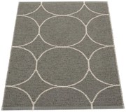 Тъмносив килим за открито и закрито 70x100 cm Boo Charcoal Linen – Pappelina