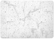 Бяло-сив килим за баня от диатомична глина 50x70 cm Aqua – douceur d'intérieur