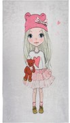 Детски килим подходящ за пране 120x180 cm Cute Girl and the Bear – Vitaus