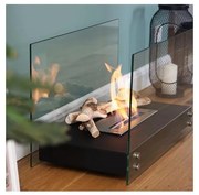 BIO камина HOTEL 40,2x70 см, 2kW, черна, с TUV сертификат